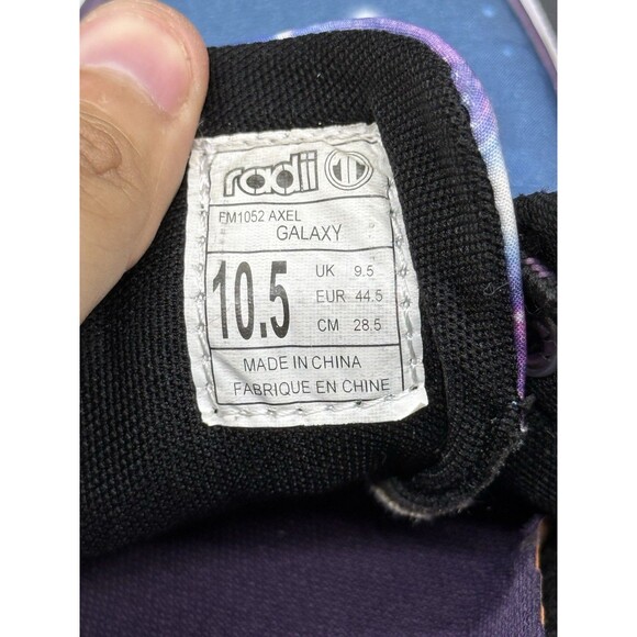 Radii Cosmic Space Galaxy Men's Size 10.5 Casual Skate Shoes Sneakers FM 1052 - Picture 8 of 8